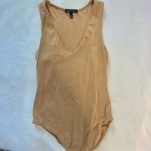 tan body suit